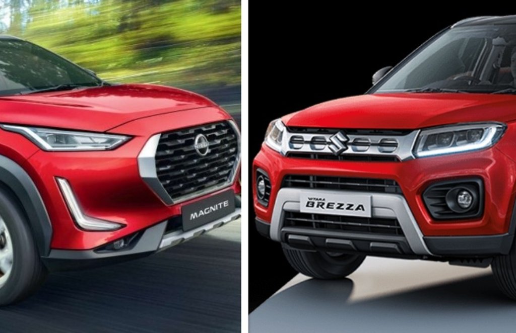 Maruti Vitara Brezza Vs Nissan Magnite Know which is best in features specifications and price