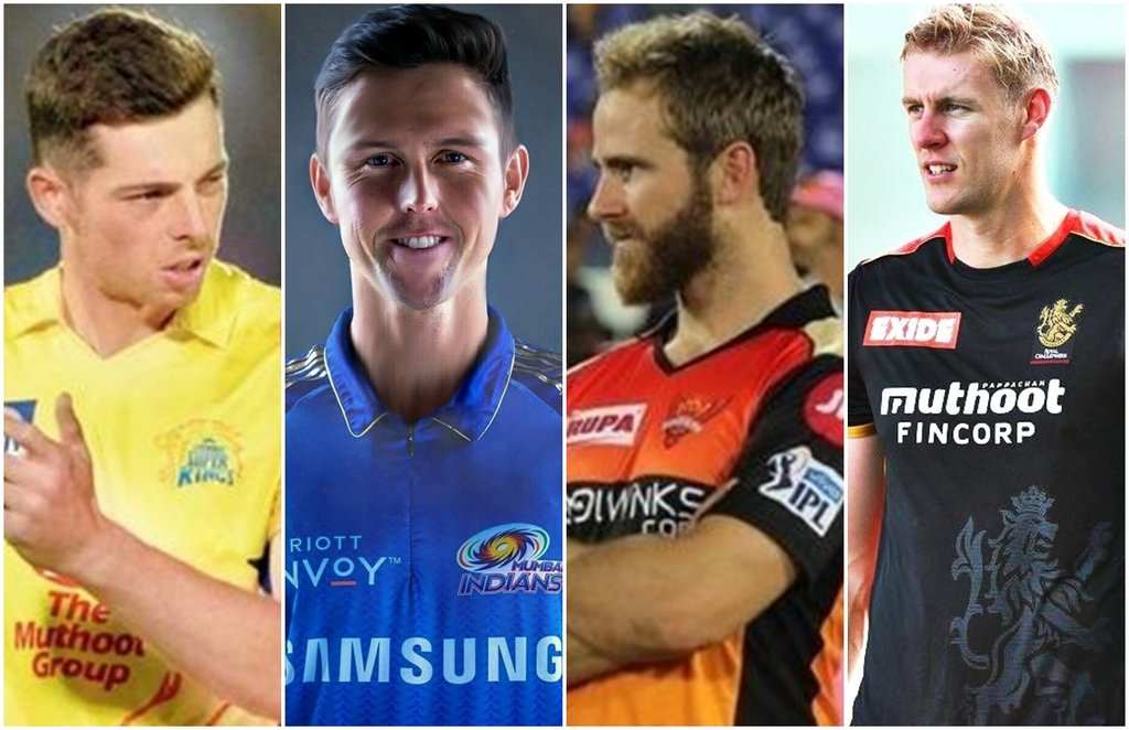 Mitchell Santner Trent Boult Kane Williamson Kyle Jamieson IPL 2021 MI RCB SRH CSK1