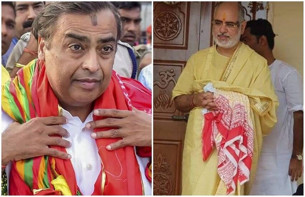 Mukesh Ambani, anil ambani, ramesh bhai ojha, mukesh ambani guru