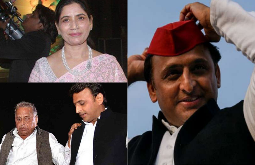 Mulayam Singh Yadav, Akhilesh Yadav, Shivpal Yadav, Sarala