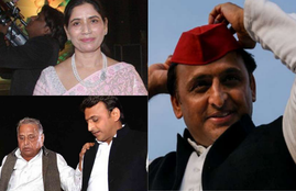 Mulayam Singh Yadav, Akhilesh Yadav, Shivpal Yadav, Sarala