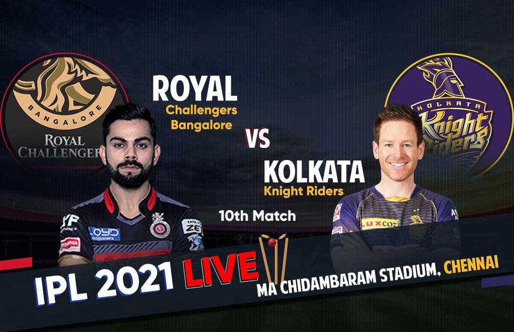 IPL 2021, RCB vs KKR Live Score