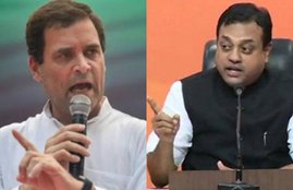 Sambit Patra, BJP, संबित पात्रा, Rahul Gandhi, राहुल गांधी, India Tv, Saurabh Sharma, Live Debate, Sambit Patra