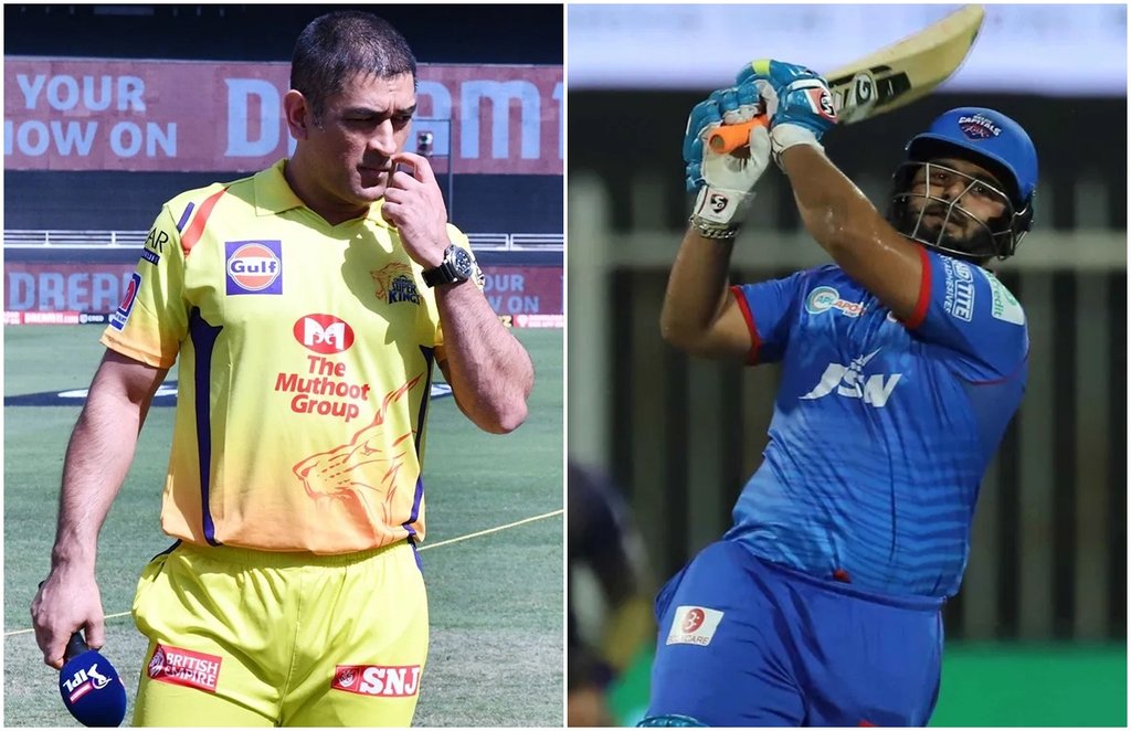 Rishabh Pant Delhi Capitals MS Dhoni Chennai Super Kings IPL 2021