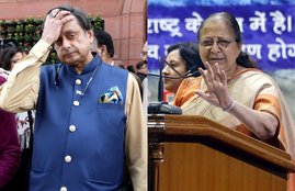 Shashi Tharoor, Sumitra Mahajan, National News