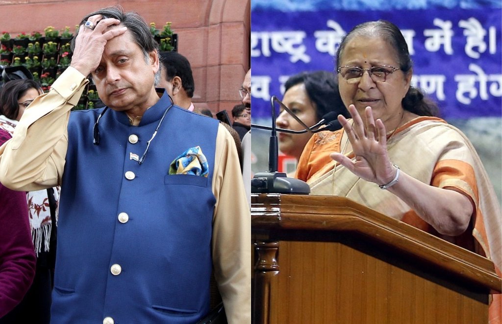 Shashi Tharoor, Sumitra Mahajan, National News