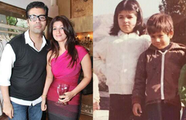 Twinkle Khanna, Karan Johar, Rajesh Khanna