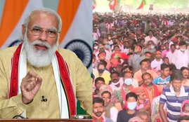 PM Narendra Modi, Amit Shah rally
