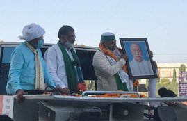 rakesh tikait, farmer protest, gujrat