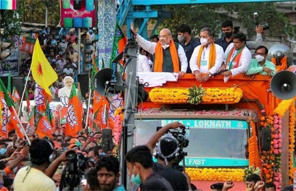 BJP, corona, west benagl rally