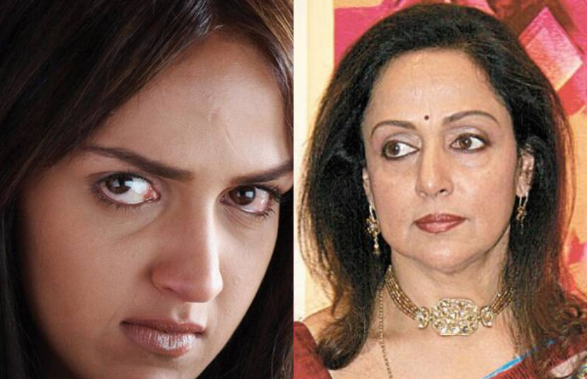 Hema Malini, Isha Deol, Dharmendra