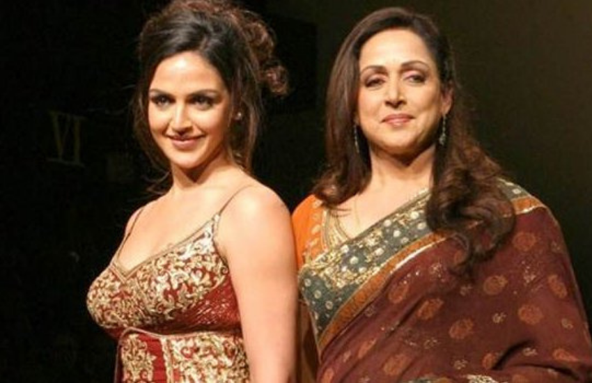 Hema Malini, Isha Deol, Dharmendra