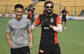 Virat Kohli Sunil Chhetri IPL 2021 Scary Instagram Childhood Story