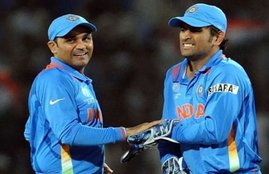 Virender Sehwag, MS dhoni
