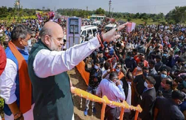 west bengal election, bjp, pm modi, amit shah, crowd in election rally