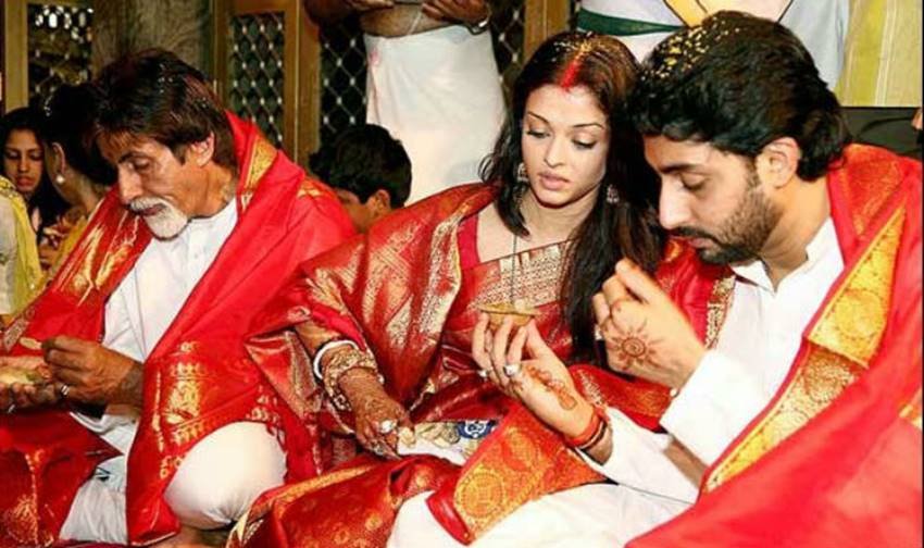 20 अप्रैल 2007 को अमिताभ बच्चन के बेटे अभिषेक की शादी ऐश्वर्या से हुई थी।