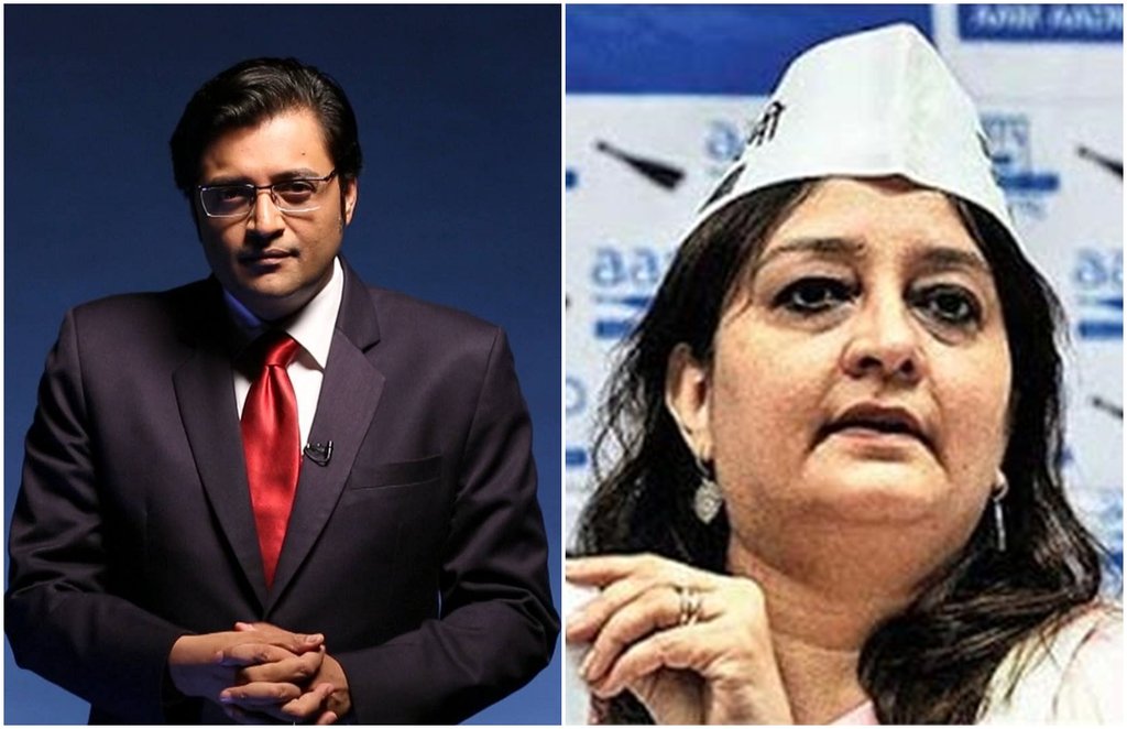 Tv debate, arnab goswami, republic bharat, narnedra modi, aap jansatta