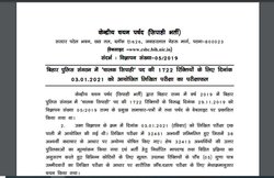 बिहार पुलिस में भर्ती का रिजल्ट जारी, 29,618 कैंडिडेट्स ने पास की परीक्षा, ऐसे करें चेक