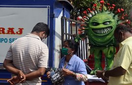 COVID-19 awareness campaign Dharavi coronavirus cases Mumbai