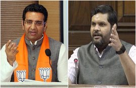TV debate, aaj tak, Gaurav Vallabh, Gaurav bhatia, BJP, congress, assam election, EVM, priyanka gandhi, jansatta