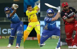 Kieron Pollard, MS Dhoni, Virat Kohli, Rohit Sharma