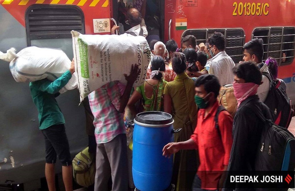 migrant workers, maharashtra lockdown, india coronavirus cases, coronavirus second wave, migrants and lockdown, jansatta