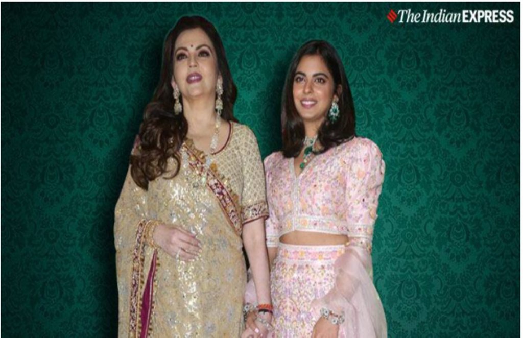 nita ambani, isha ambani, ambani family lifestyle