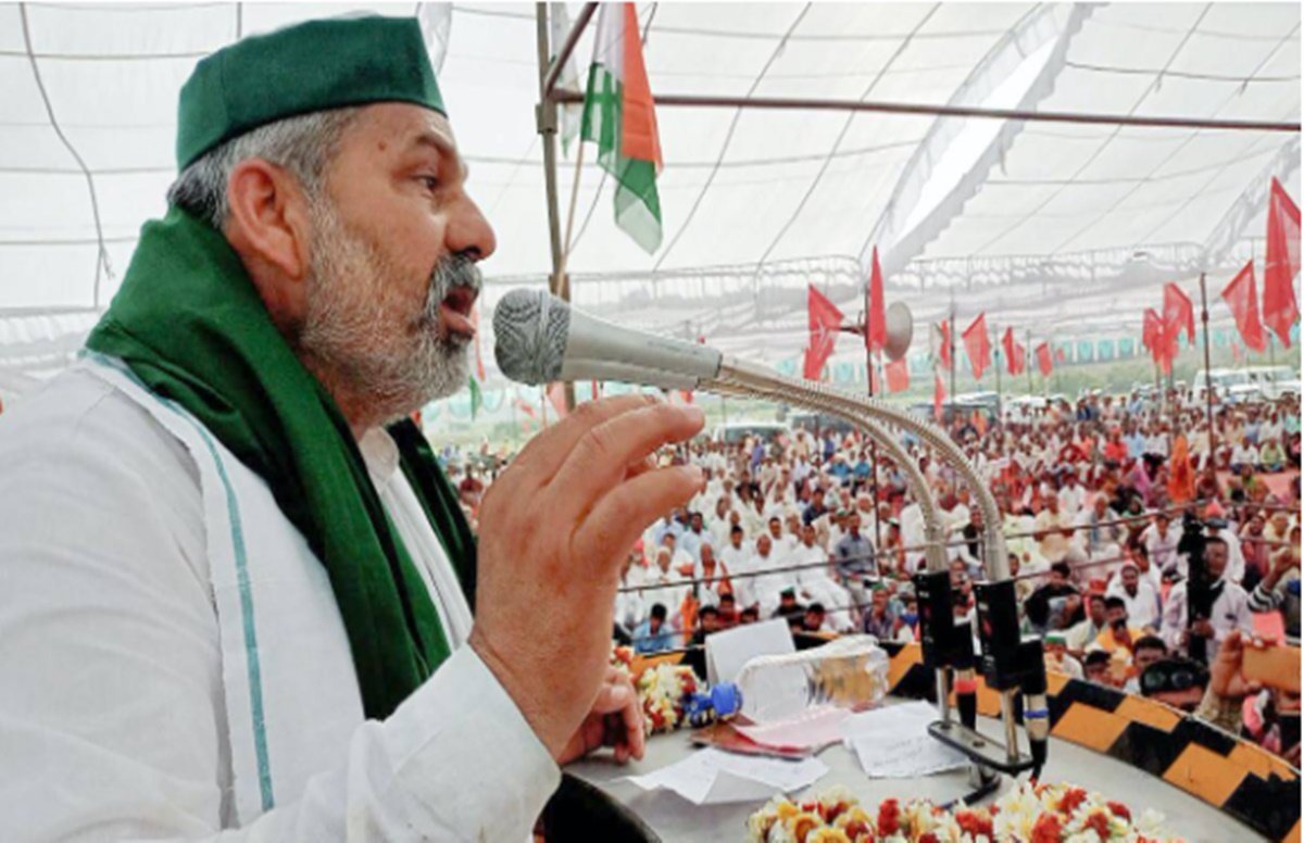 rakesh tikait, rakesh tikait in gujrat, rakesh tikait news