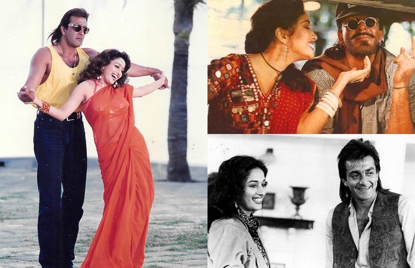 Madhuri Dixit Sanjay Dutt Relationship: माधुरी दीक्षित और संजय दत्त दोनों ही बॉलीवुड के बड़े नाम हैं। दोनों ने एक से बढ़कर एक सुपरहिट फिल्में दी हैं। साथ में भी दोनों एक्टर्स ने कई लाजवाब फिल्में की हैं। पर्दे पर इश्क फरमाने वाले संजय दत्त और माधुरी दीक्षित रियल लाइफ में भी काफी क्लोज थे। संजय दत्त से माधुरी की नजदीकी पर एक्टर की पूर्व पत्नी रिचा शर्मा ने कई आरोप लगाए थे।