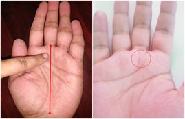 shani line, shani rekha, palmistry, shani line prediction, luck line in hand,