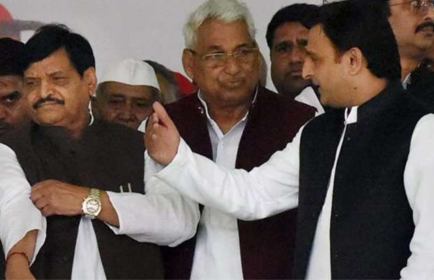 Akhilesh Yadav, Shivpal Yadav, Mulayam Singh Yadav