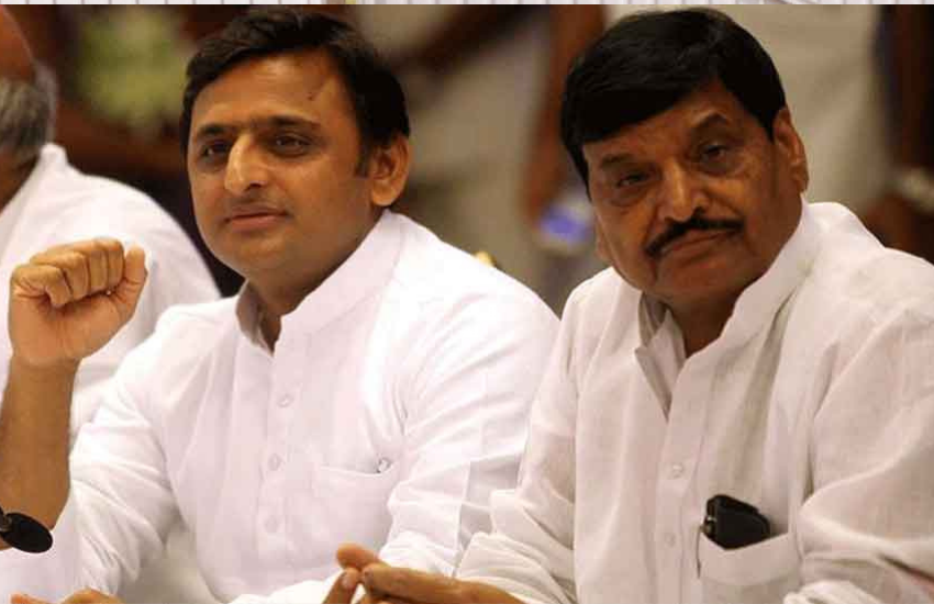 Akhilesh Yadav, Shivpal Yadav, Mulayam Singh Yadav