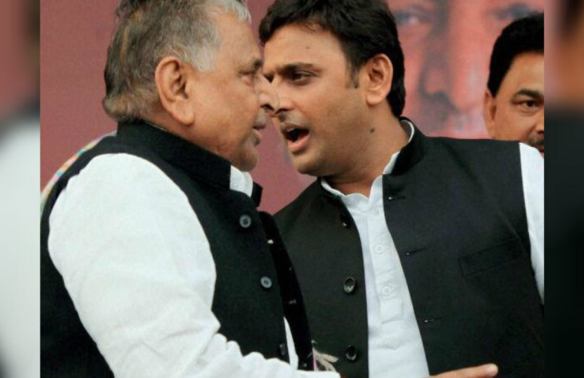 Akhilesh Yadav, Mulayam Singh Yadav