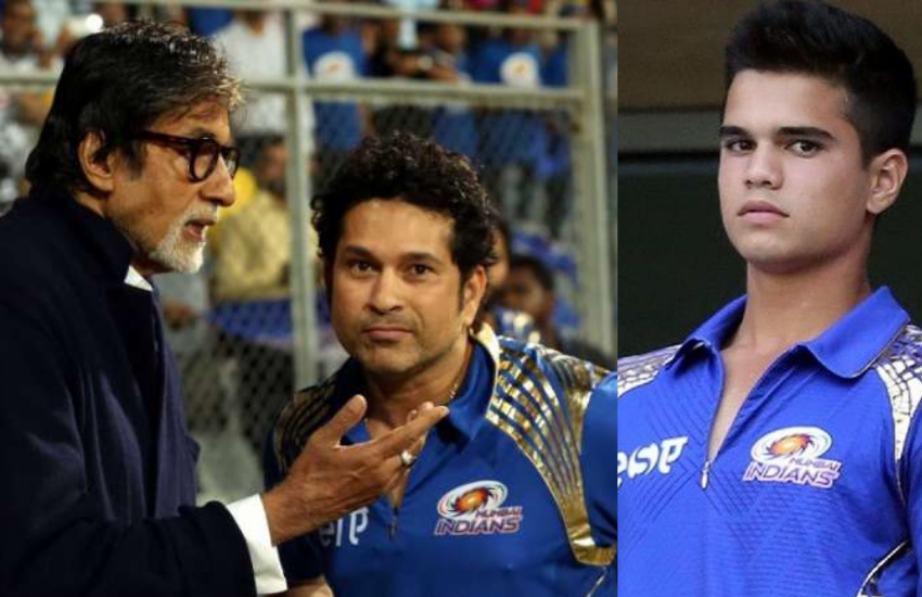 Sachin Tendulkar, Amitabh Bachchan, Arjun Tendulkar