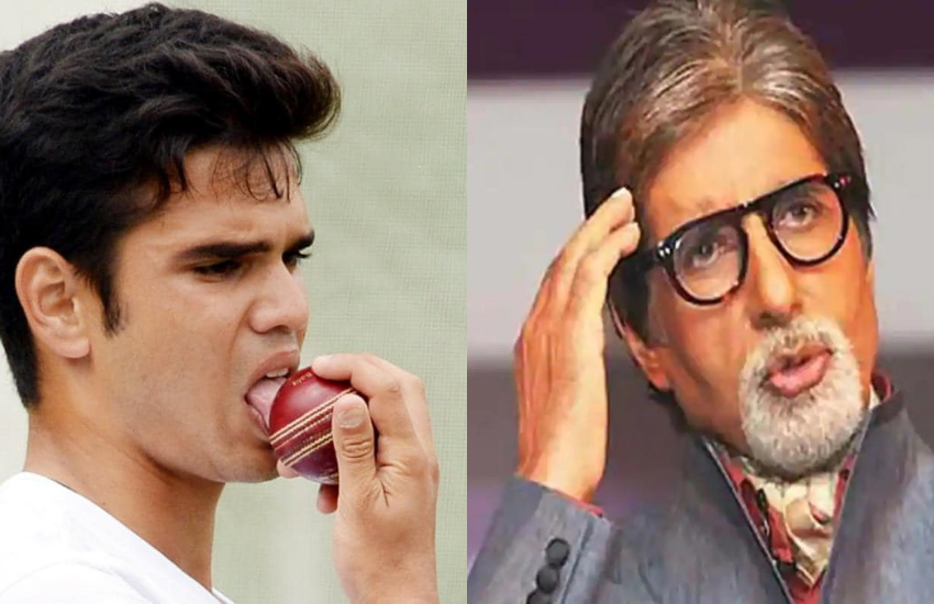 Sachin Tendulkar, Amitabh Bachchan, Arjun Tendulkar