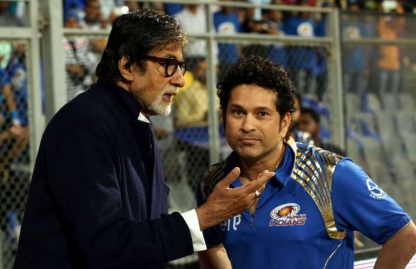 Sachin Tendulkar, Amitabh Bachchan, Arjun Tendulkar