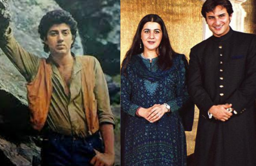 Sunny Deol, Amrita Singh, Saif Ali Khan
