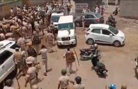 HARYANA, FARMER PROTEST, CM MANOHARLAL, COVID HOSPITAL, LATHI CHARGE ON FARMER