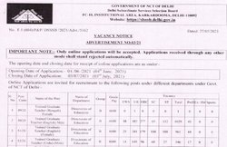 DSSSB Recruitment 2021: 5807 टीचर के पदों के लिए नया नोटिफिकेशन जारी, इस तारीख से कर पाएंगे अप्लाई