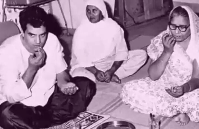 Dharmendra, Dharmendra mother anecdote