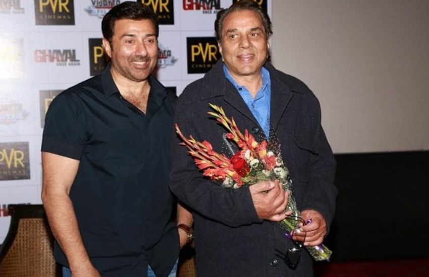 Dharmendra, Sunny Deol, Mithun Chakraborty