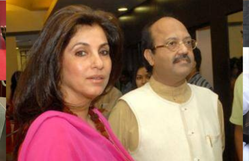 Dimple Kapadia, Mulayam Singh Yadav, Amar Singh