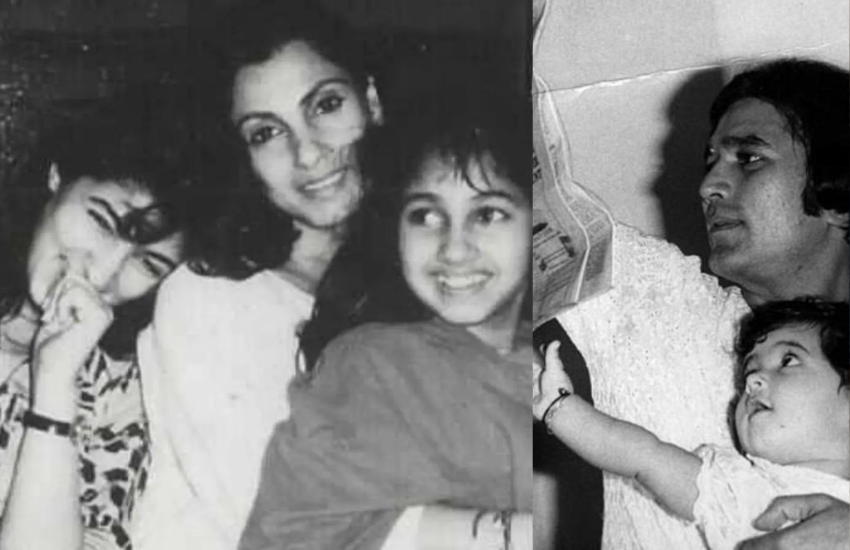 Dimple Kapadia, Rajesh Khanna, Twinkle Khanna