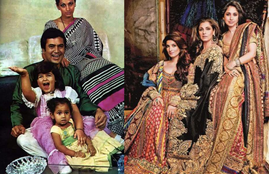 Dimple Kapadia, Rajesh Khanna, Twinkle Khanna