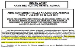 Indian Army Recruitment Rally 2021: आर्मी रैली के लिए शेड्यूल जारी, इस तारीख तक कर पाएंगे रजिस्ट्रेशन