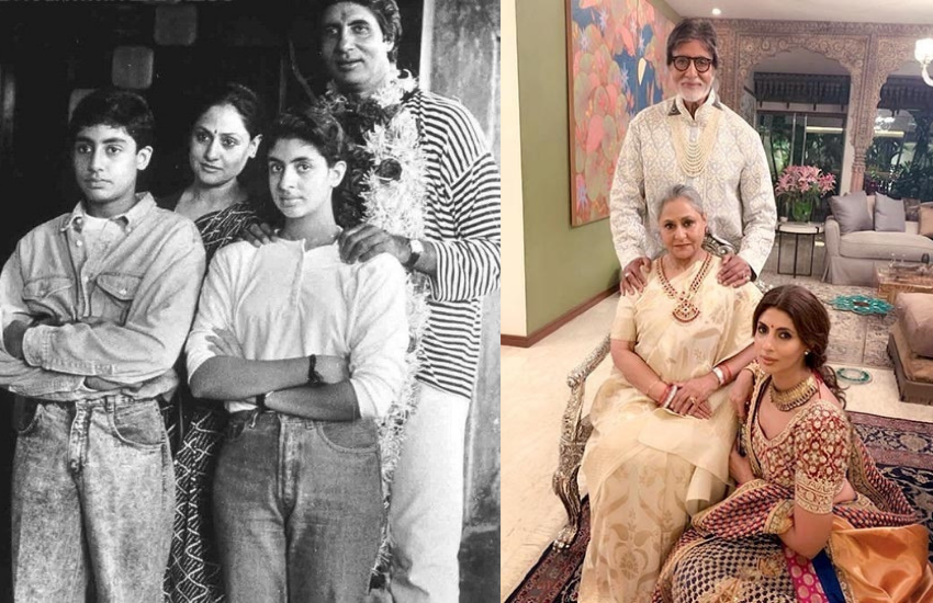 Abhishek Bachchan, Shweta Bachchan, Amitabh Bachchan, Jaya Bachchan