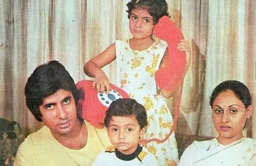 Amitabh Bachchan, Jaya Bachchan, Shweta Bachchan Nanda, Abhishek Bachchan