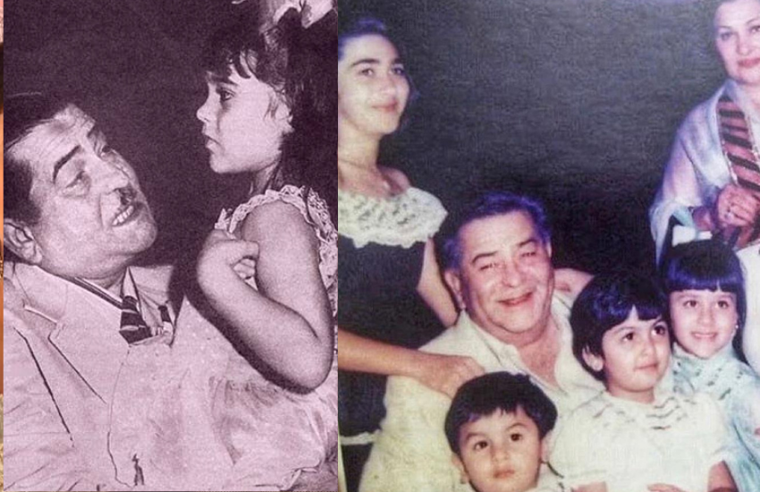 , Kareena Kapoor, Karisma Kapoor, Raj Kapoor, Randhir Kapoor, Babita