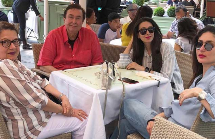, Kareena Kapoor, Karisma Kapoor, Raj Kapoor, Randhir Kapoor, Babita