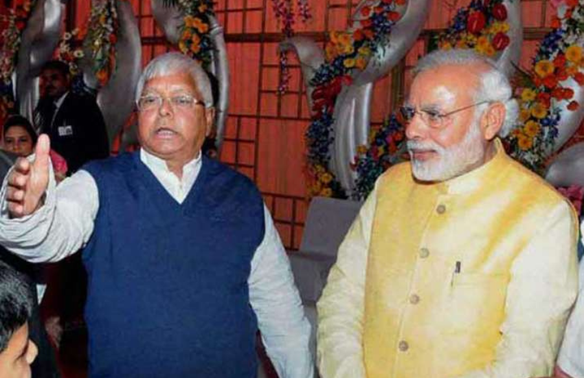 Lalu Prasad Yavad, Narendra Modi, RSS